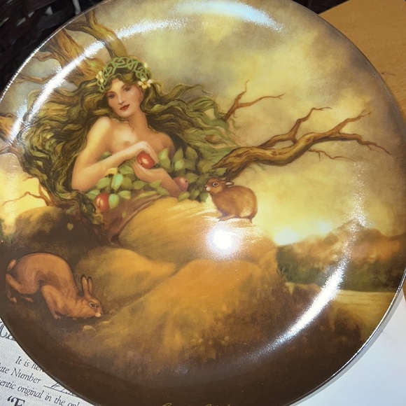 KNOWLES, authentic collectors plate Limited Edition, plate# A7369, Earth !! - Picture 2 of 11